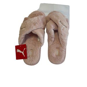 PUMA Furry Light Pink Slippers